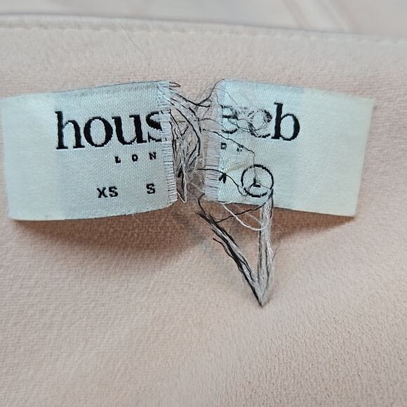 House of CB Gisou blush satin strapless dress Size Large - Picture 5 of 8